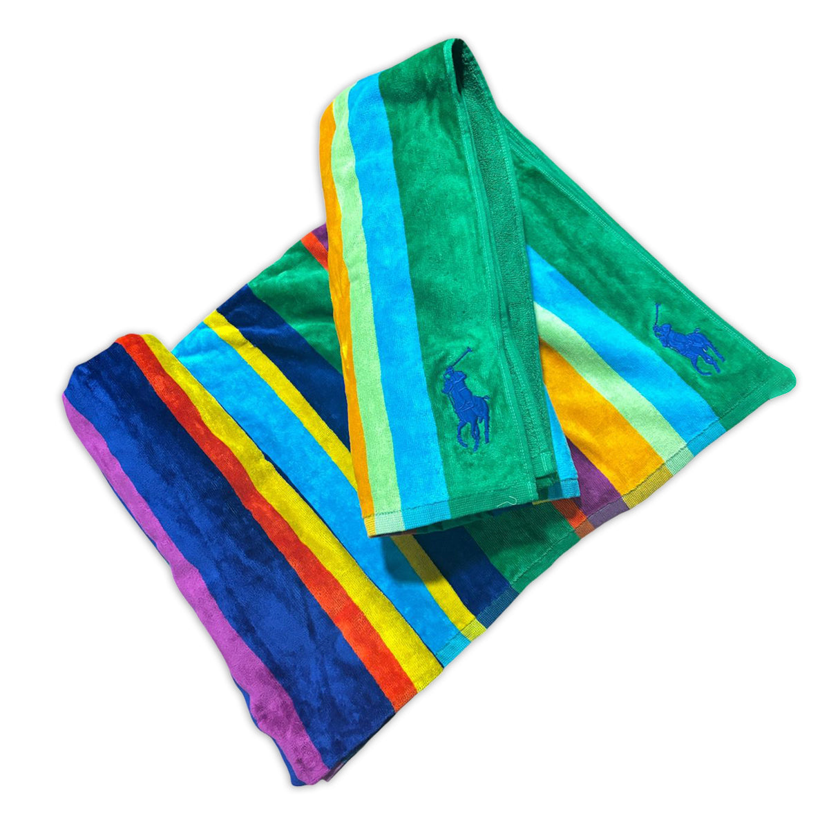 100% Organic Cotton 400 GSM Highly Absorbent Beach Towels RL Polo (Set of 2 )