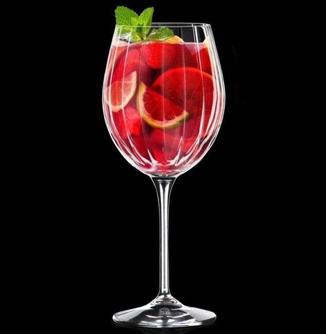 RCR Italian Optic Red Wine Glasses SET OF 6