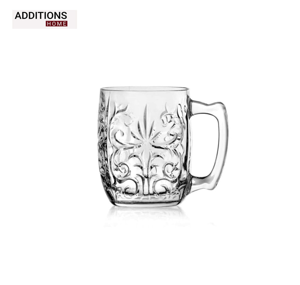 RCR (Made in Italy) Tattoo Crystal Beer Mugs (Set of 4)