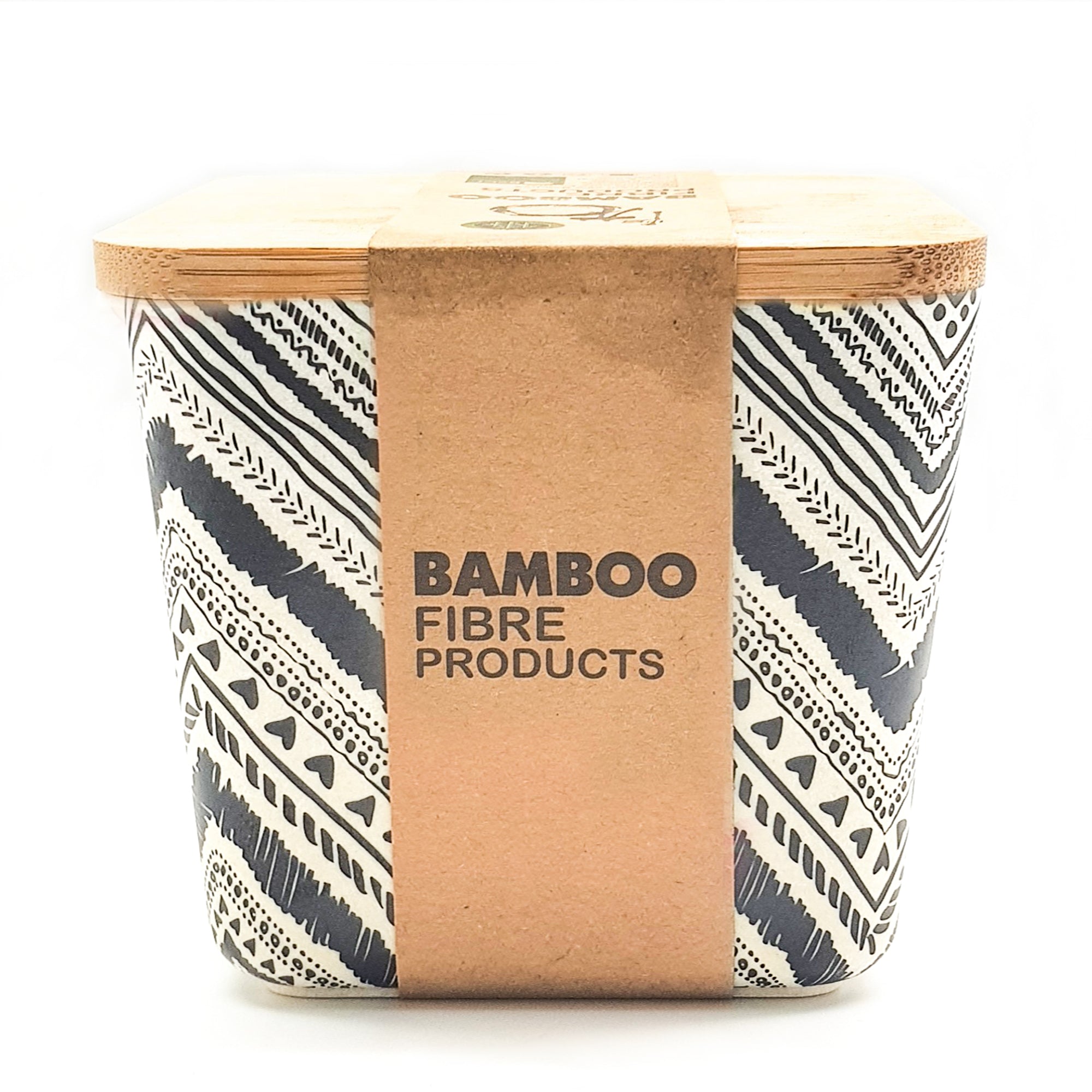 Eco Friendly and Food Safe Bamboo Fibre Dry Fruit/Snack Container with Air Tight Lid (Small)