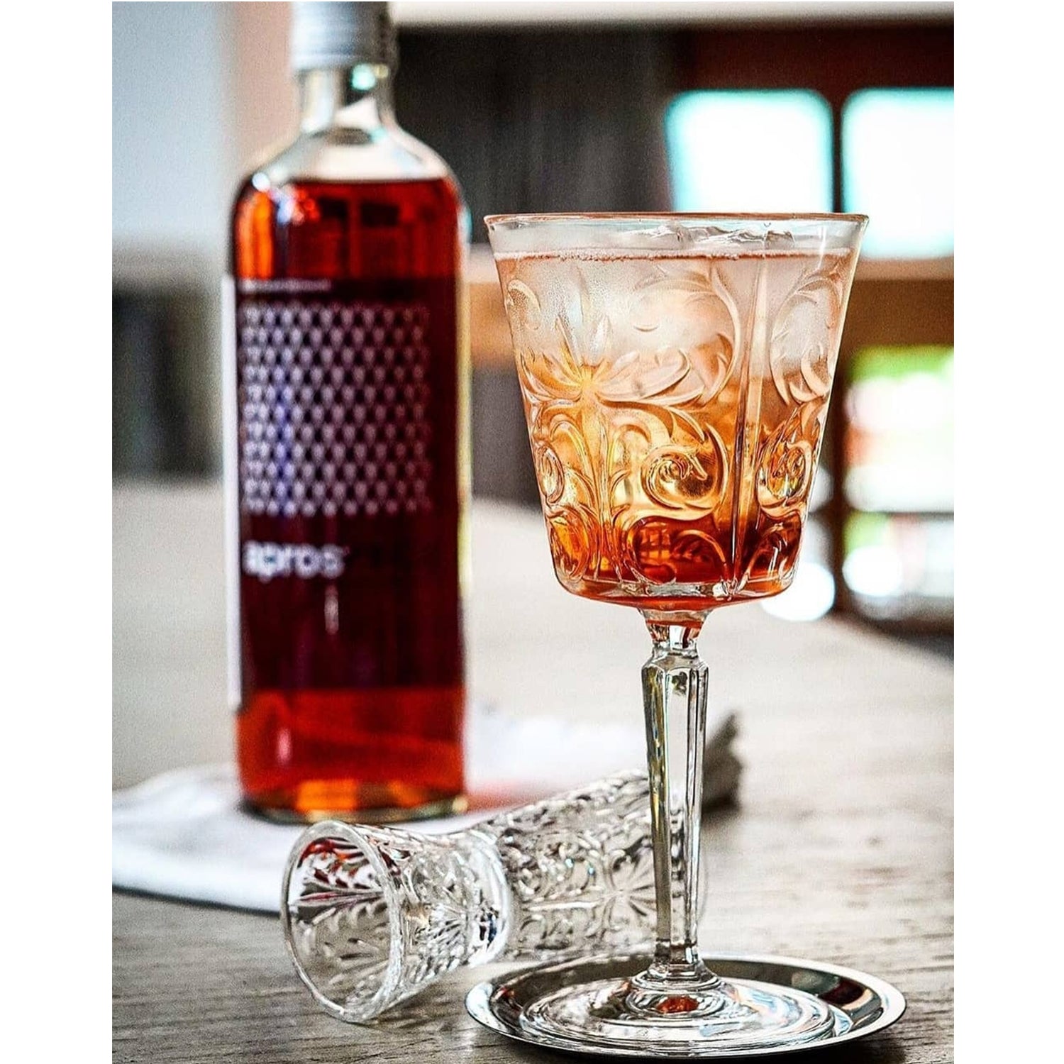 RCR (Made in Italy) Tattoo Crystal Shot Glasses 30-60 ML(Set of 6)