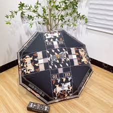 Compact Reverse Auto Open/Close Folding Umbrella Windproof Travel Umbrella
