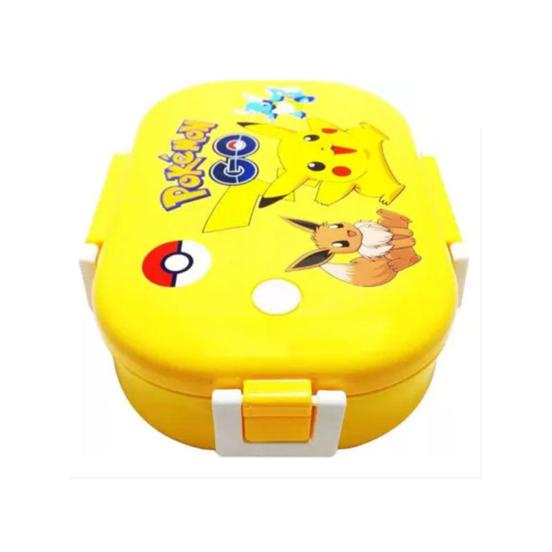Cartoon Print Stainless Steel Insulated Lunch Box | Tiffin for School College and Office Lunchbox for Birthday Return Gift Boys Girls Kids