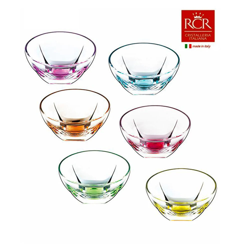 RCR Fusion Color Bowl, Set of 6.