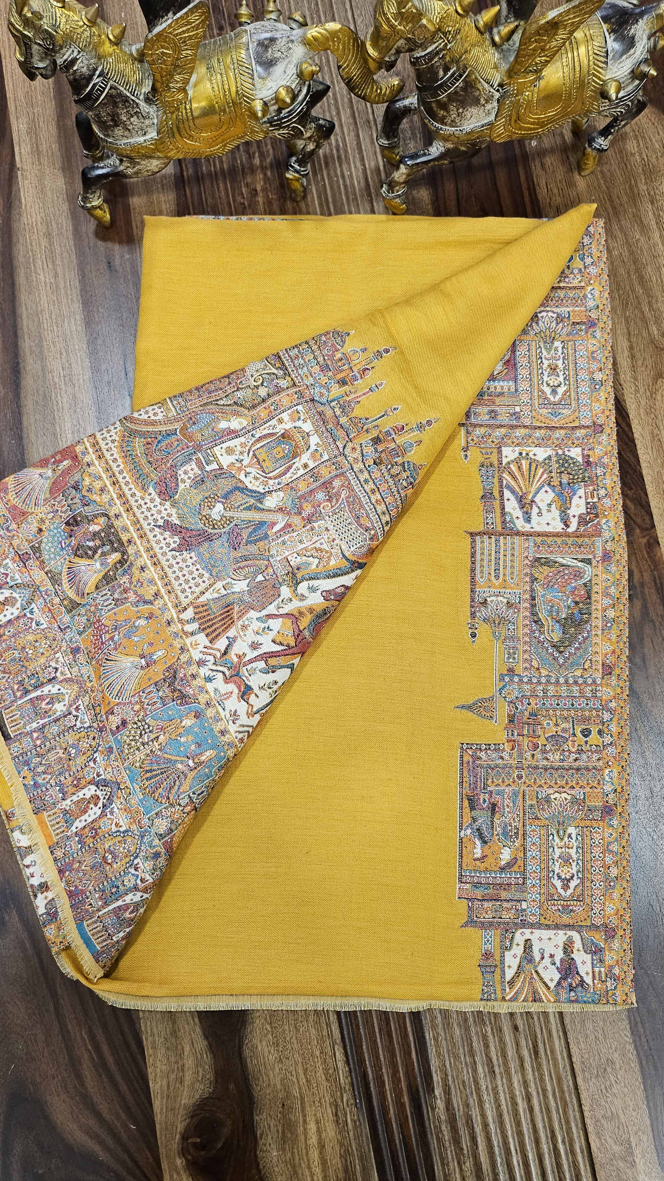 Royal Mughals Embroidered shawl