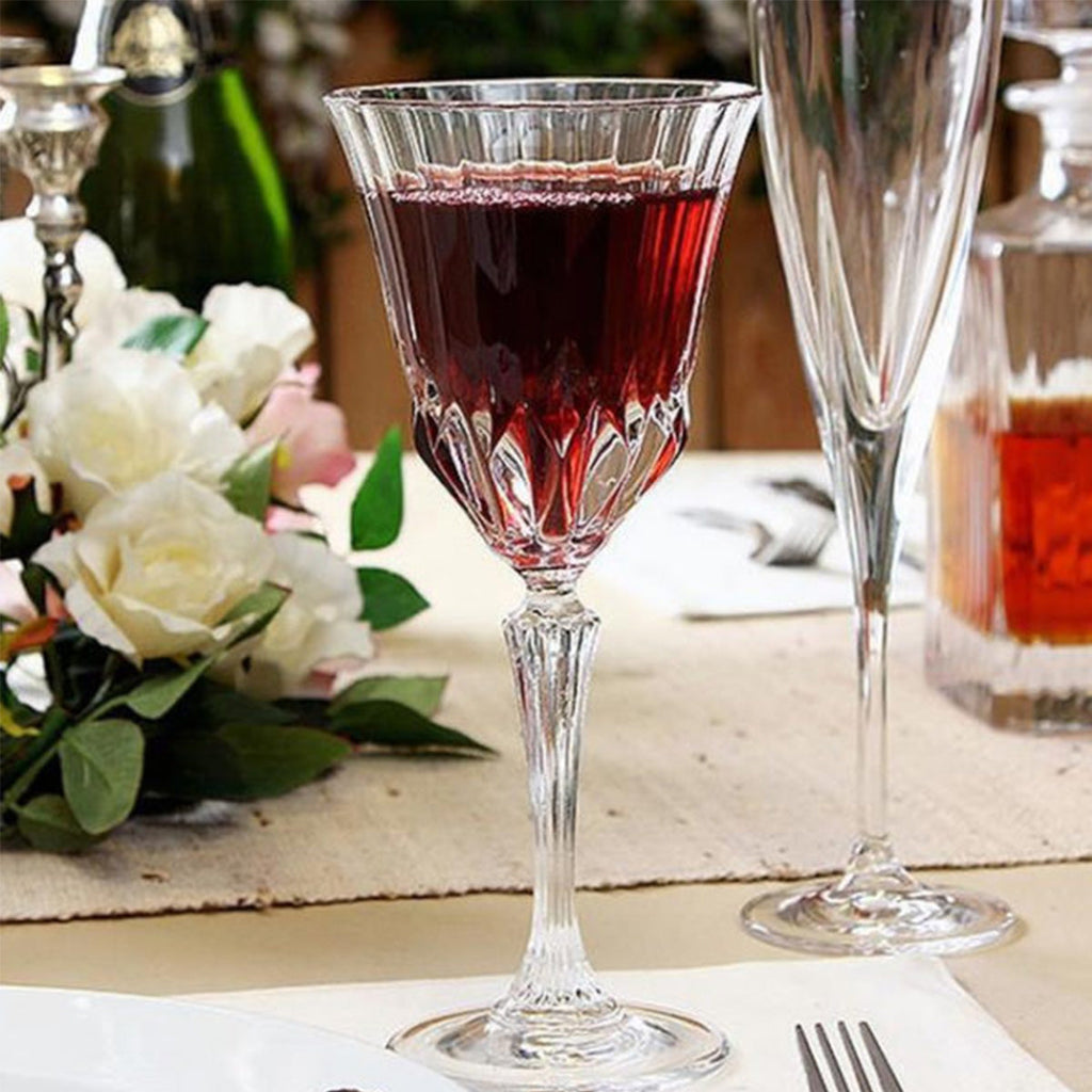 RCR (Made in Italy) Adagio Crystal White Wine Goblet Glasses, 280 ml,