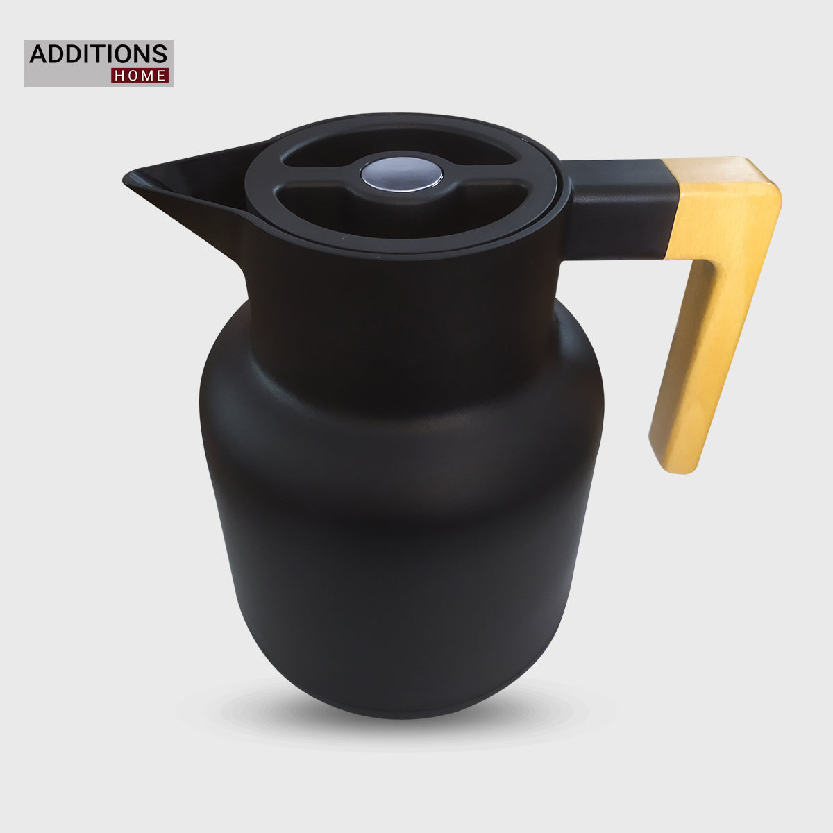 Vacuum Flask with Wooden Handle - 1 Ltr.