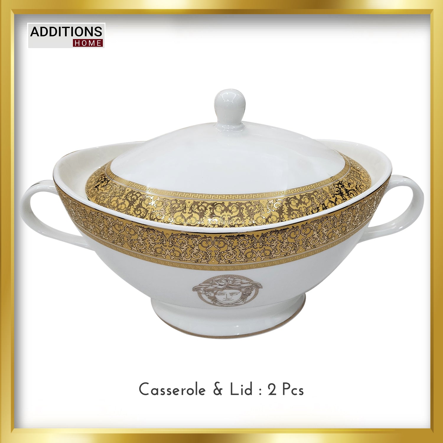 Fine Bone China Dinner Set 24k" Real Gold Plated 35 PCS.