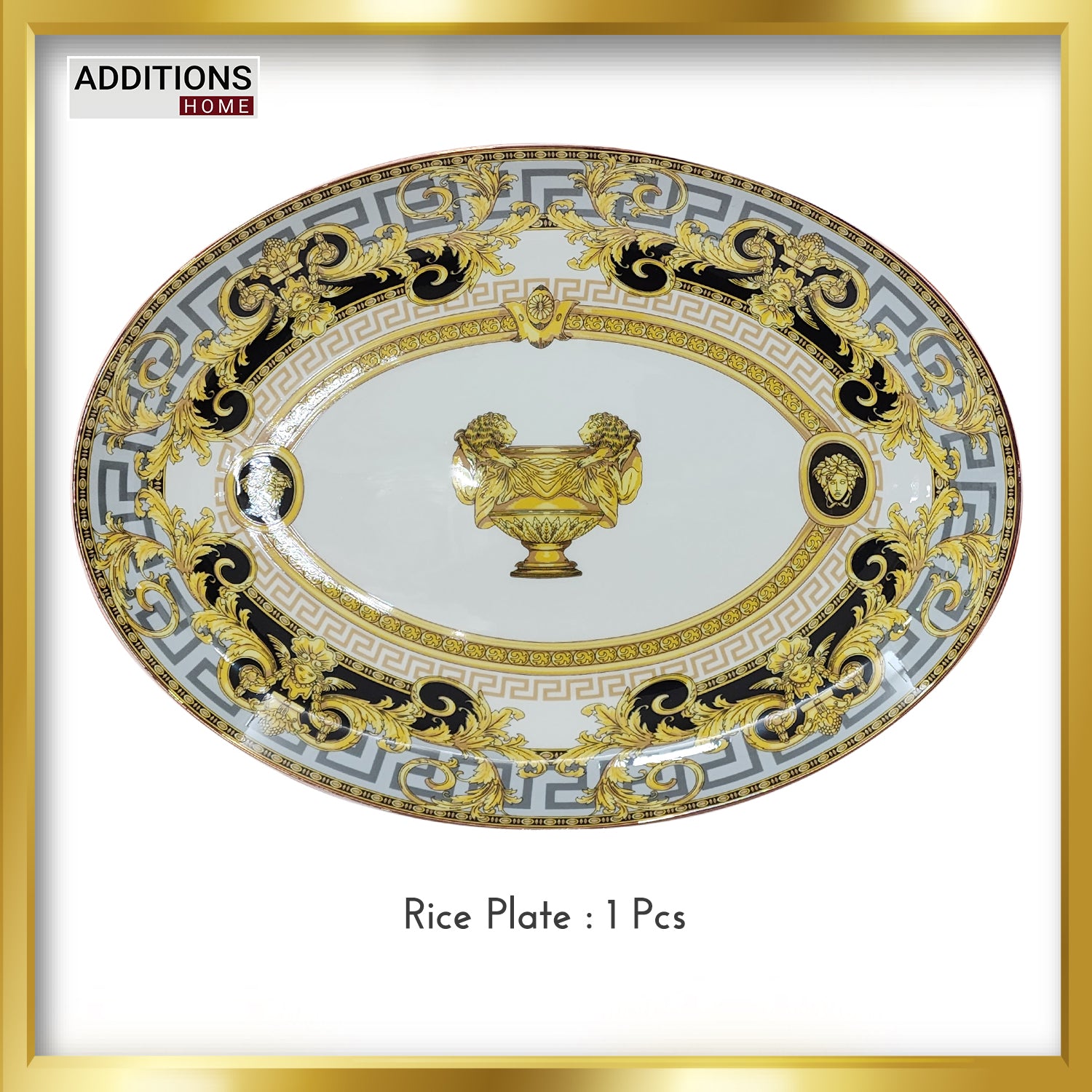 Fine Bone China Dinner Set 24k" Real Gold Plated 35 PCS.