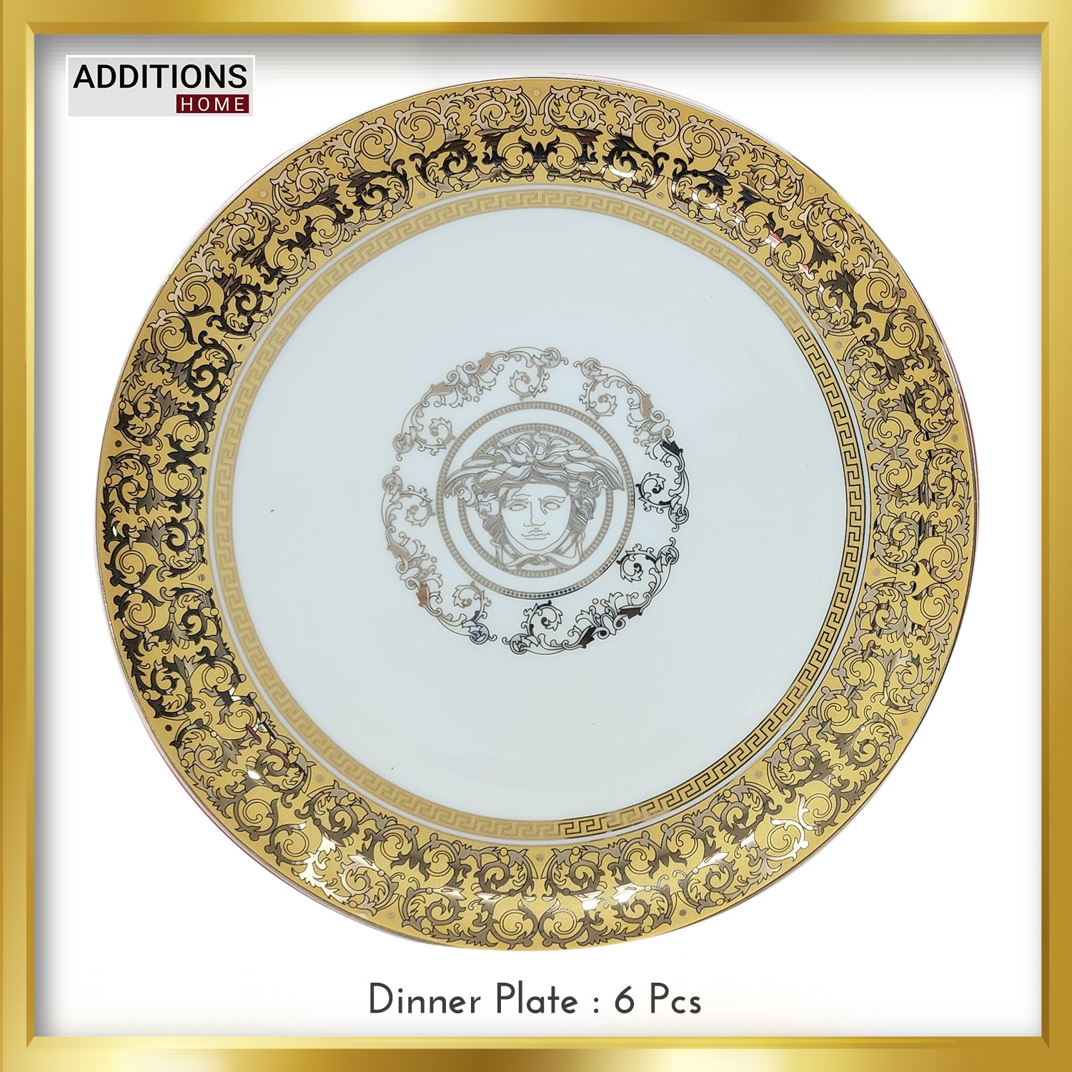 Fine Bone China Dinner Set 24k" Real Gold Plated 35 PCS.