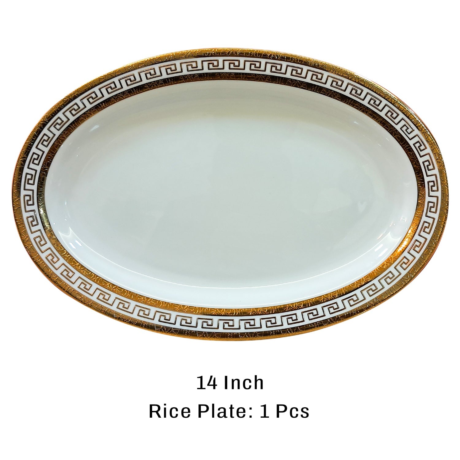 Fine Bone China Dinner Set 24K Real Gold Plated 35 PCS.