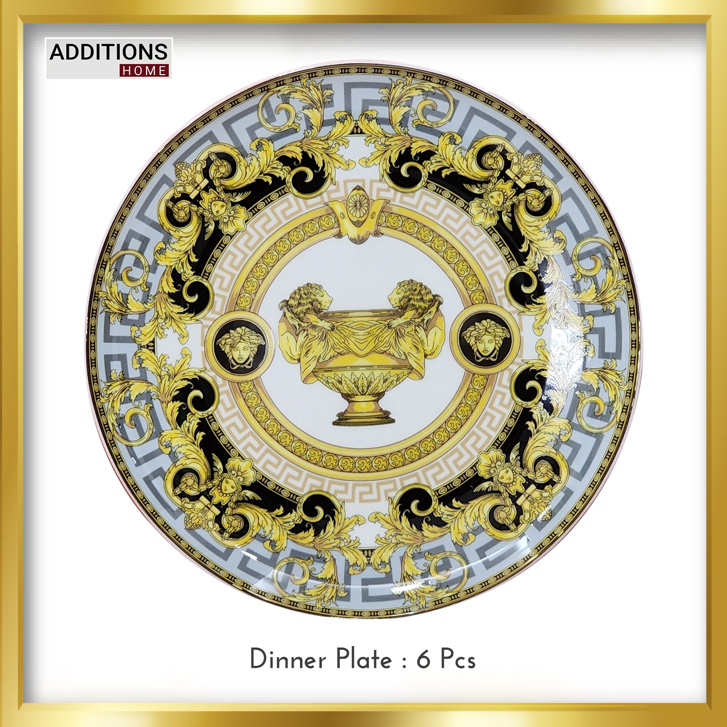 Fine Bone China Dinner Set 24k" Real Gold Plated 35 PCS.