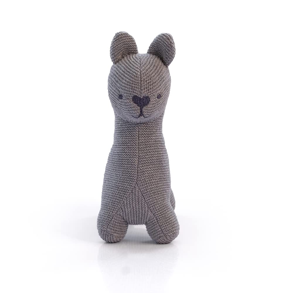 Sweet Lama Gift Bundle- (Set of 2 - Blanket & Soft Toy ) in Light Grey