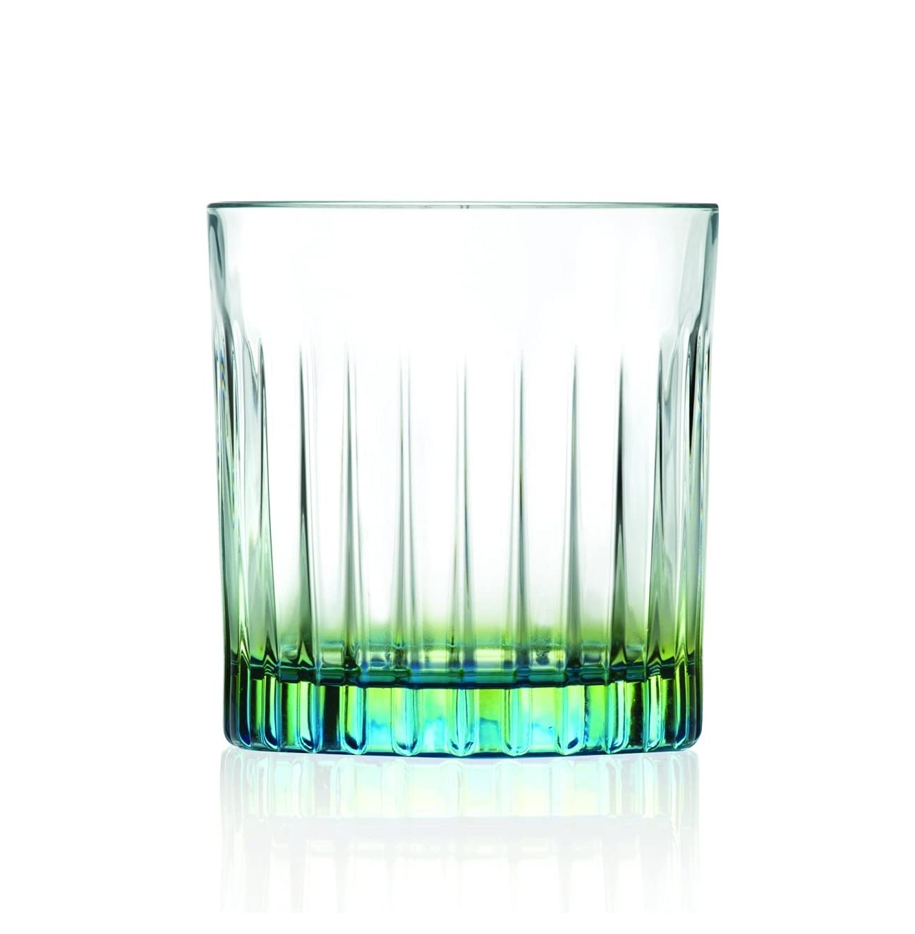 RCR (Made in Italy) Gipsy Colour Whisky Water Tumblers Glasses,  360 ml, Set of 6