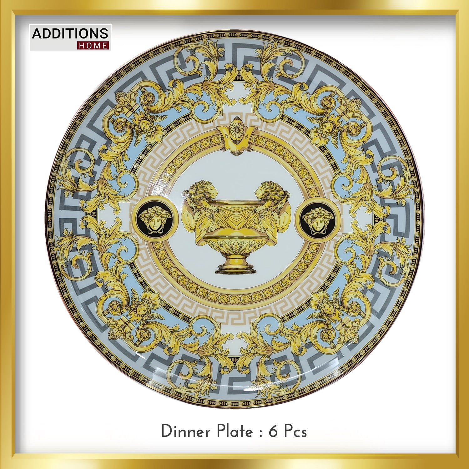 Fine Bone China Dinner Set 24k" Real Gold Plated 35 PCS.