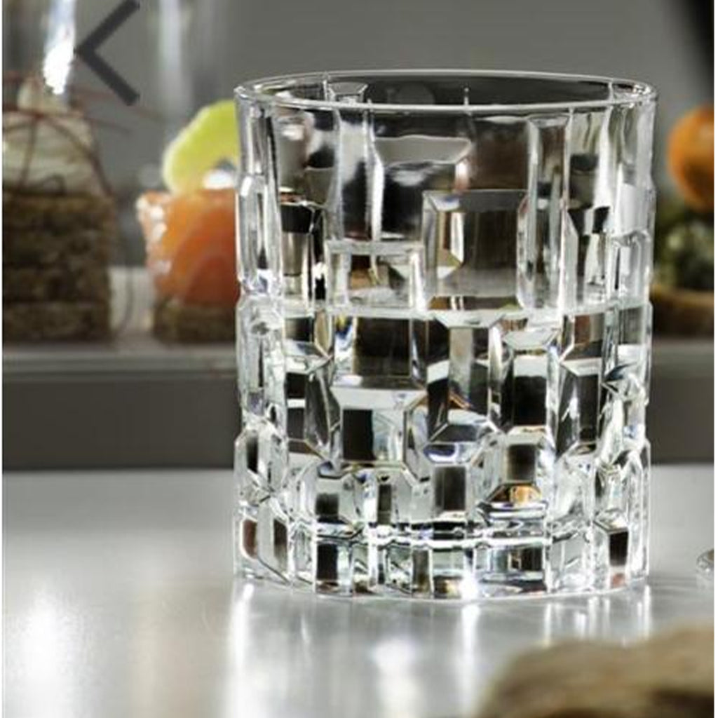 RCR (Made in Italy) Etna Crystal Limited Edition Collection Short Whisky Water Tumblers Glasses, 330 ml, Set of 6