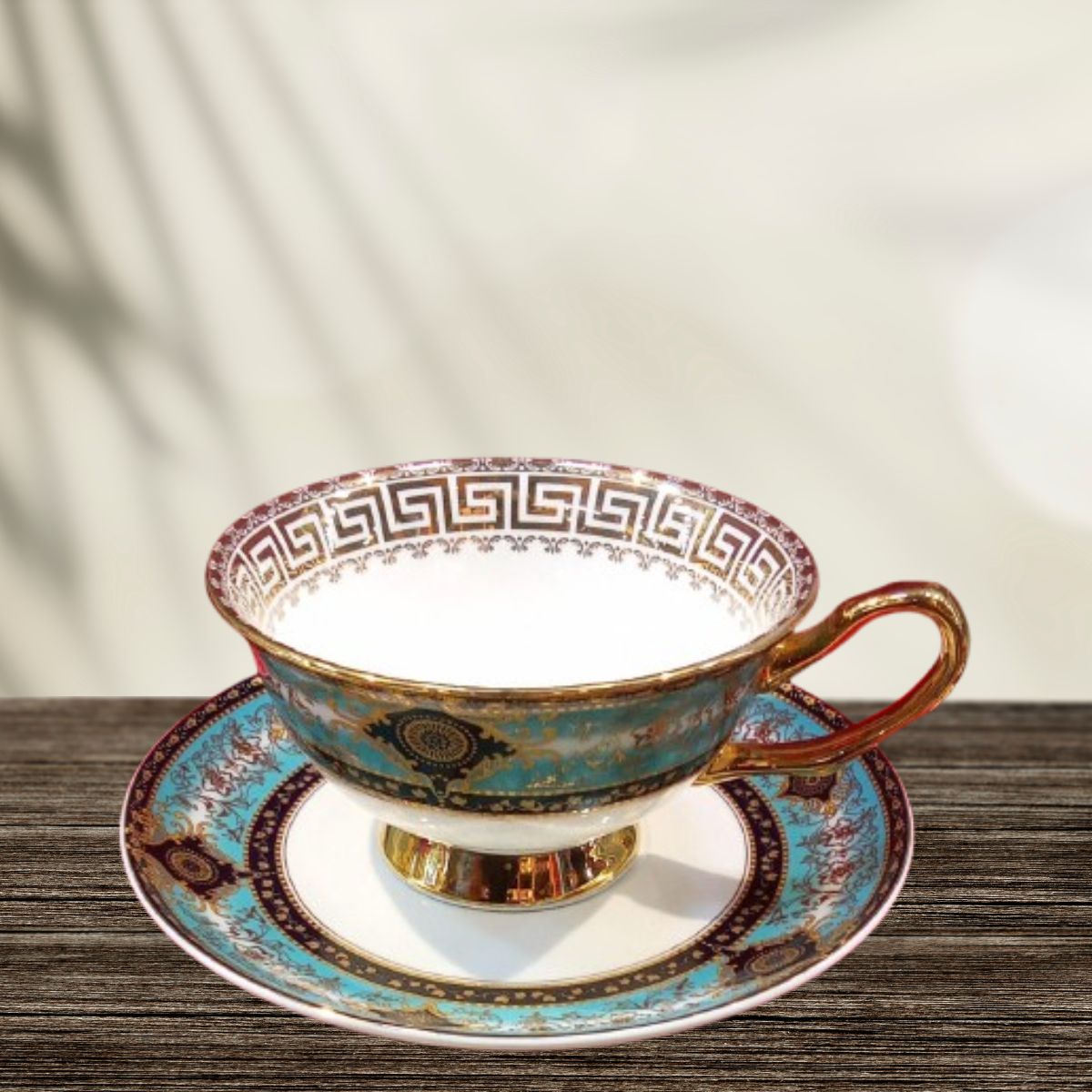 Set of 6 Turkish Porcelain Cups and Saucers - Made for Everyday Moments