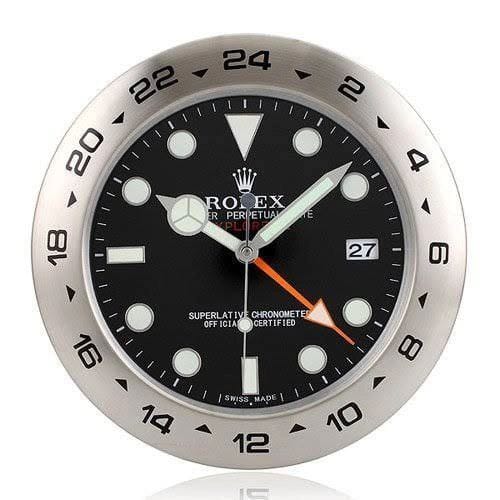 Luxury GMT Master II Stainless Steel Metal Wall Clock For Royal Home & Bunglows, Wall Clock, Wall Watch, Diameter - 35 cm