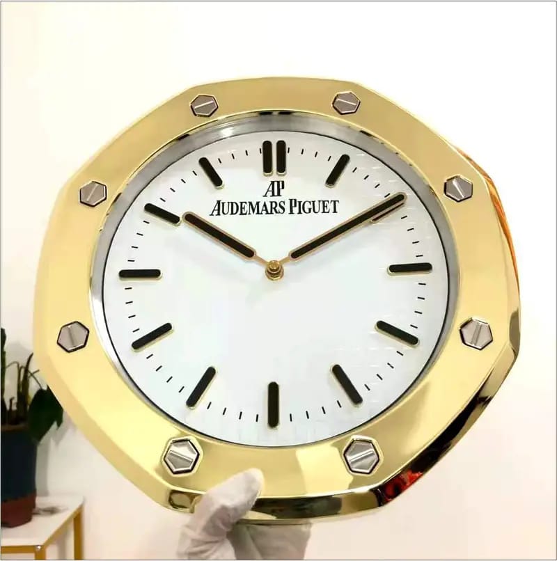 Luxury GMT Master II Stainless Steel Metal Wall Clock For Royal Home & Bunglows, Wall Clock, Wall Watch, Diameter - 35 cm