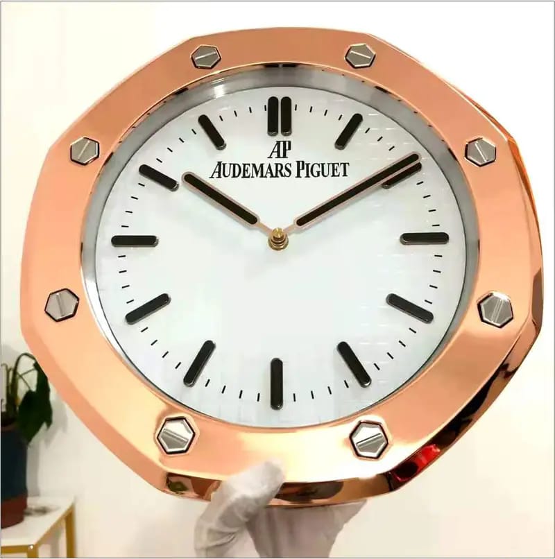 Luxury GMT Master II Stainless Steel Metal Wall Clock For Royal Home & Bunglows, Wall Clock, Wall Watch, Diameter - 35 cm