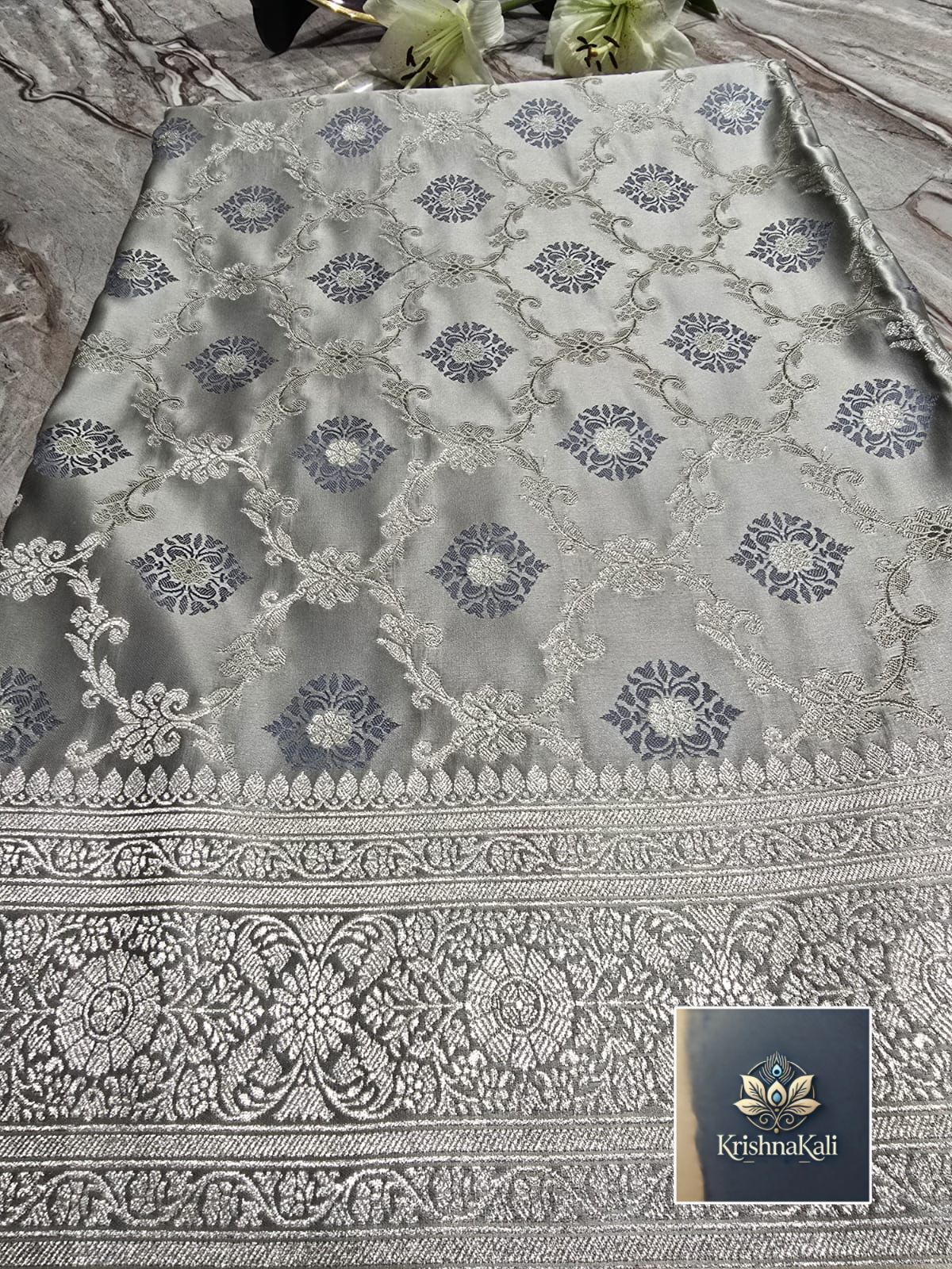 ALL OVER SILK KATAN BANARASI SAREE