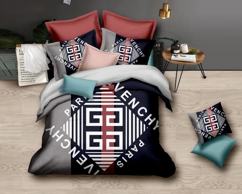 New 100% Comfortable 230 TC King Size Double Bedsheet Digital Print - 275 X 275 CM with 2 Pillow Covers - 3 Pcs Set