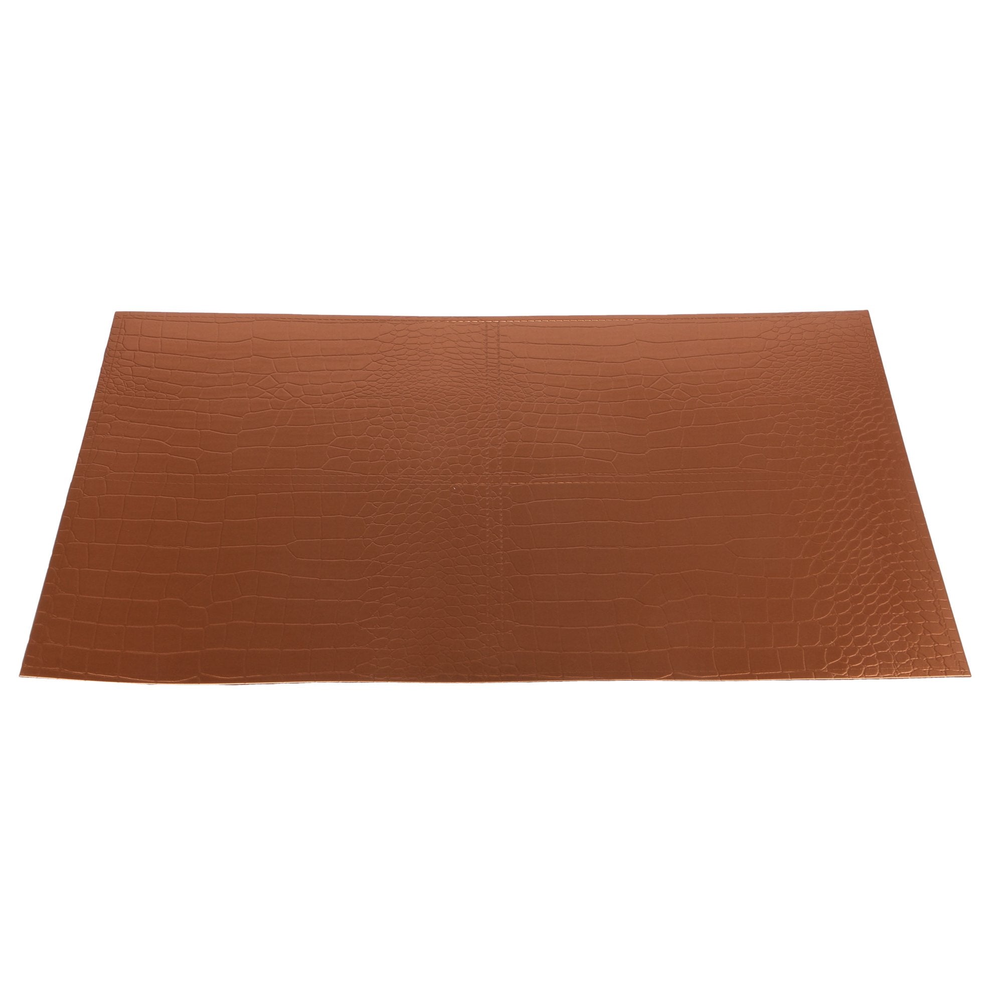 Rectangular Set of 6 pcs PU Leather Solid Place Mats, Best for Dining Table/Bedside Table, Center Table
