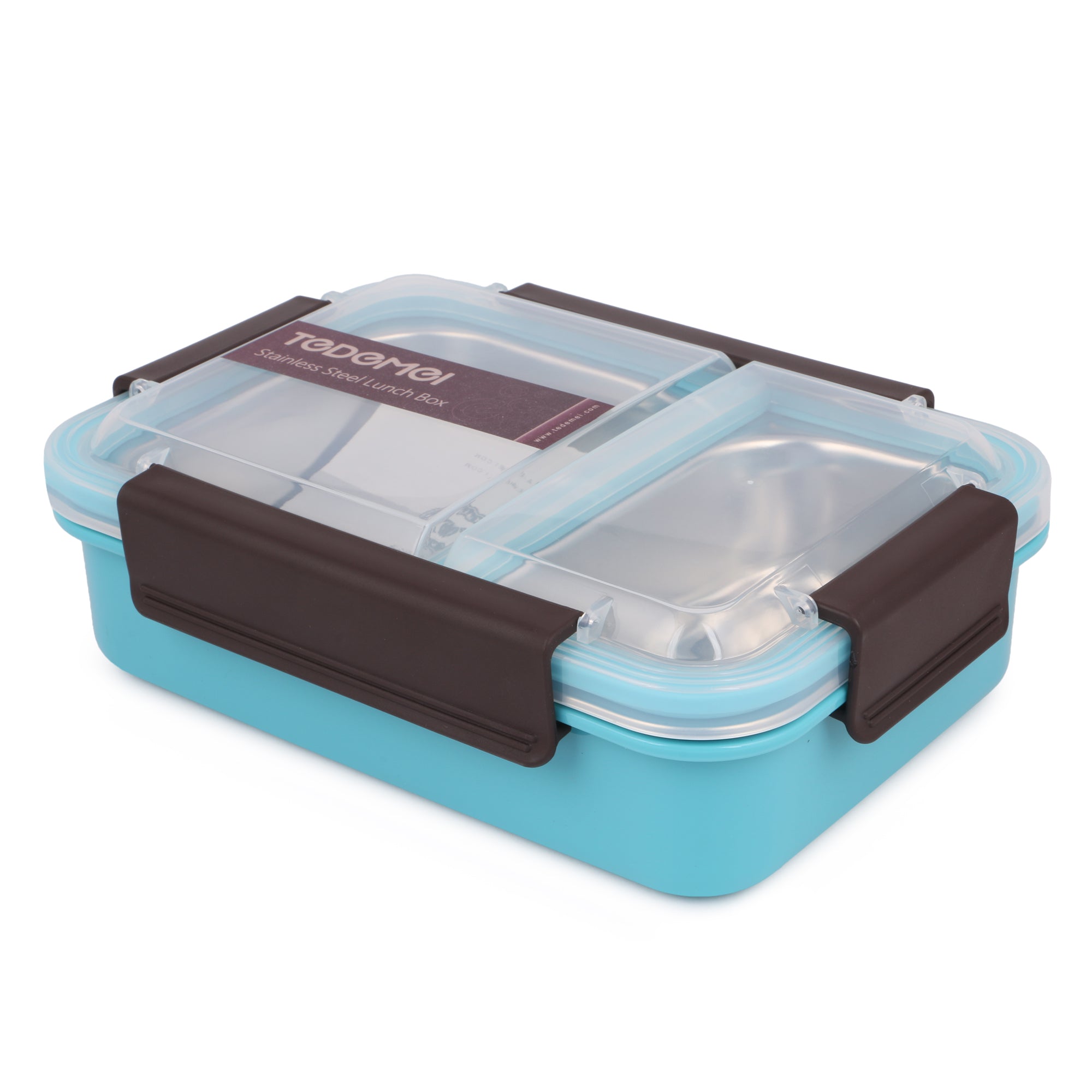 Stainless Steel Insulated 2 Compartment Lunch Box, 750ML 6561