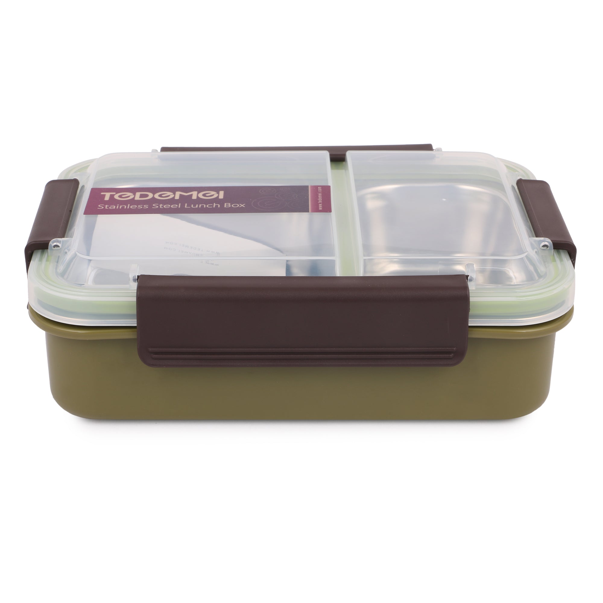 Stainless Steel Insulated 2 Compartment Lunch Box, 750ML 6561