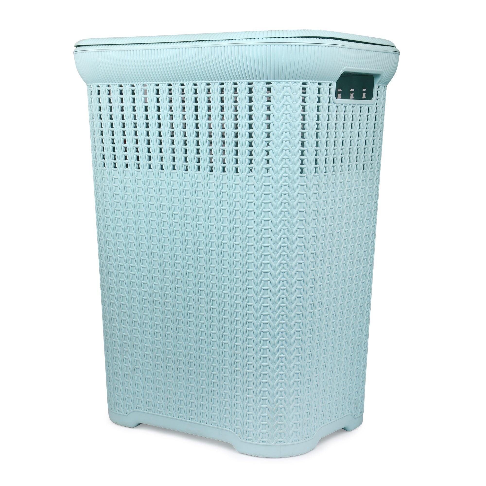 Laundry Basket with Lid/Bathroom Basket for Clothes/Multipurpose Big Size Basket for Home | 60 Lt.