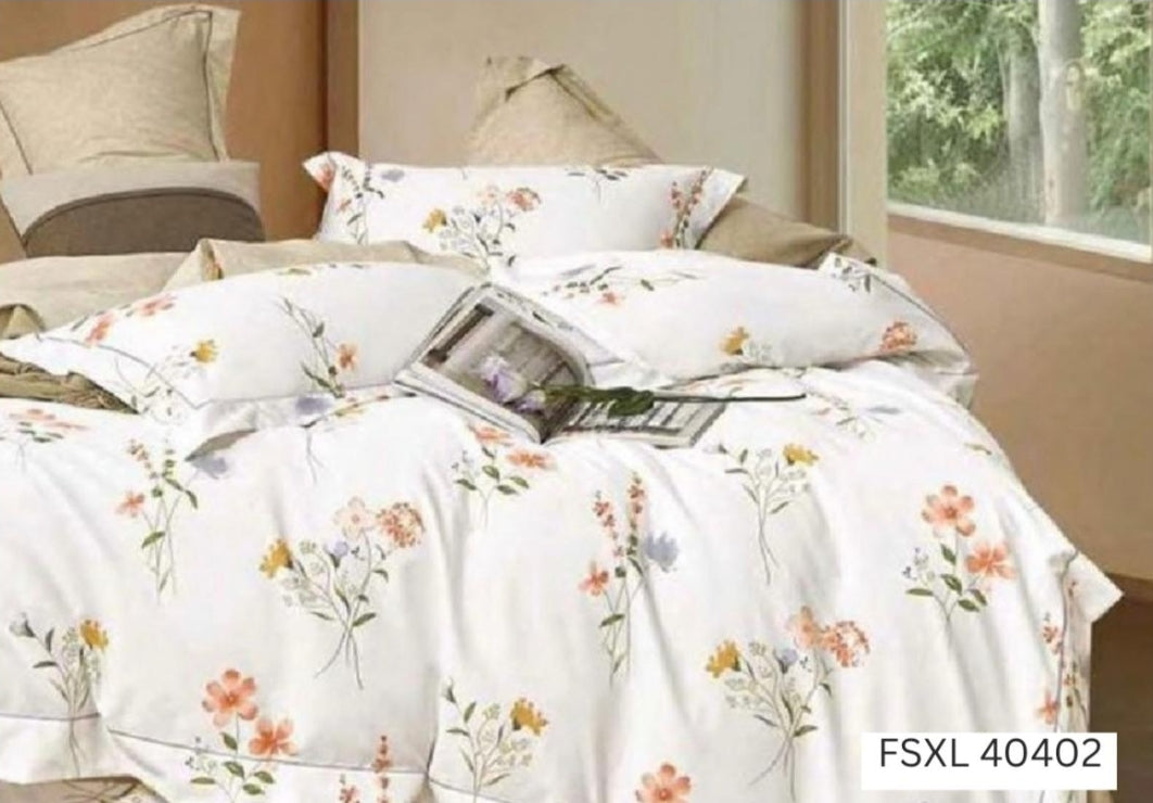 100% Cotton 350 TC Super King Size 9 x 9 Bedsheet