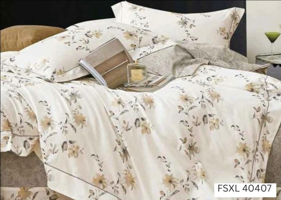 100% Cotton 350 TC Super King Size 9 x 9 Bedsheet