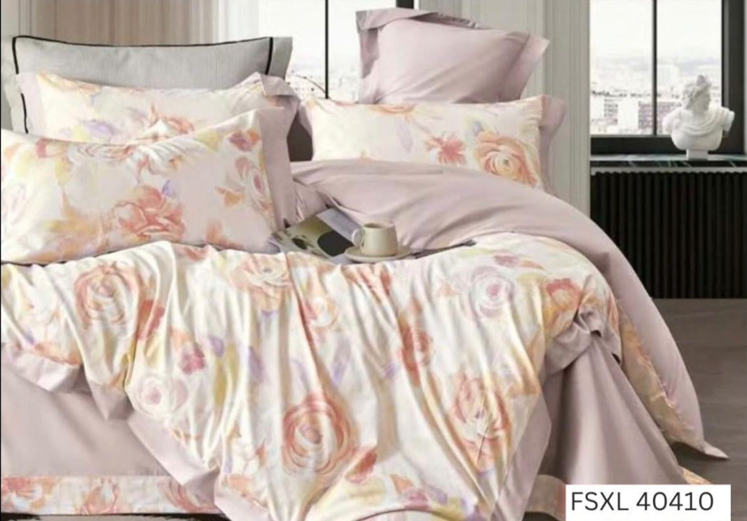 100% Cotton 350 TC Super King Size 9 x 9 Bedsheet