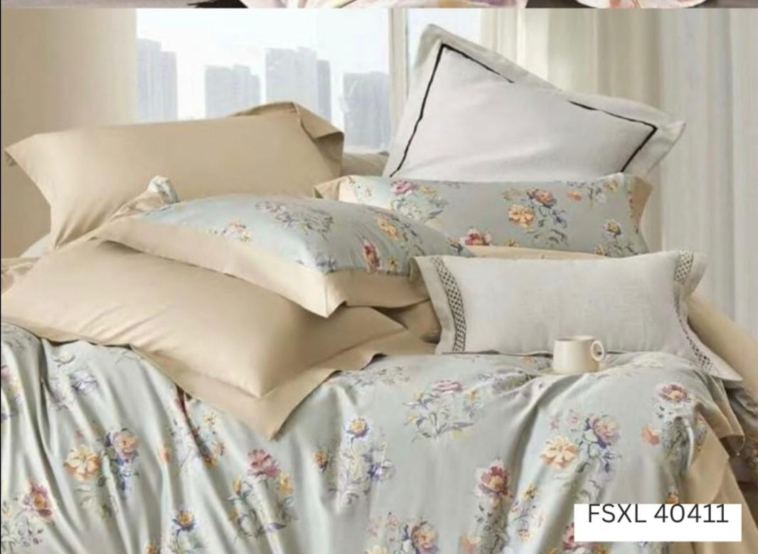 100% Cotton 350 TC Super King Size 9 x 9 Bedsheet