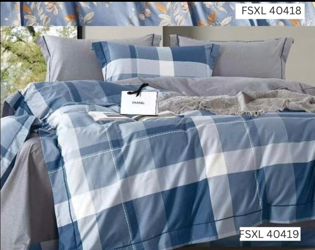 100% Cotton 350 TC Super King Size 9 x 9 Bedsheet