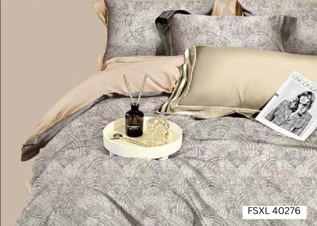 100% Cotton 350 TC Super King Size 9 x 9 Bedsheet