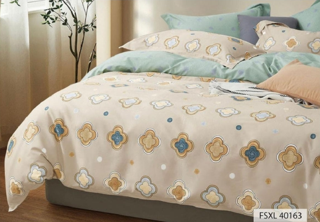 100% Cotton 350 TC Super King Size 9 x 9 Bedsheet