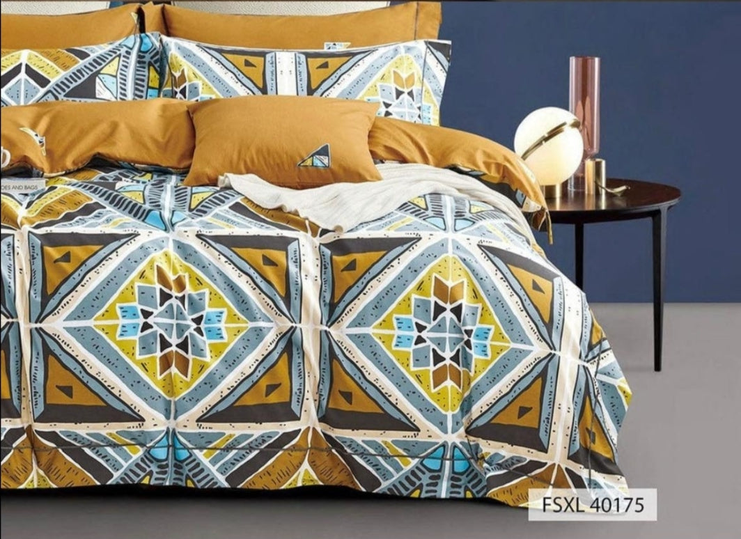 100% Cotton 350 TC Super King Size 9 x 9 Bedsheet