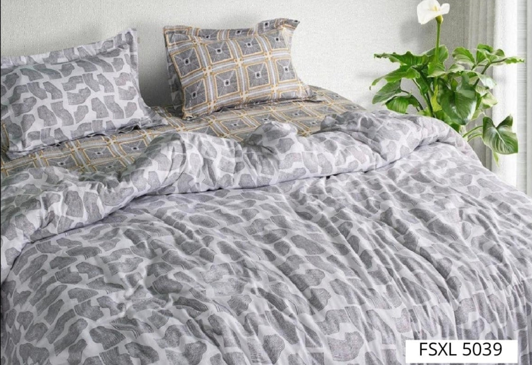 100% Cotton 350 TC Super King Size 9 x 9 Bedsheet