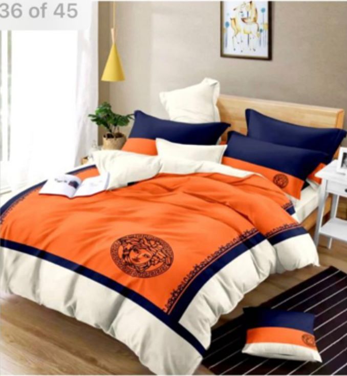 100% Comfortable 220 TC King Size Double Bedsheet Digital Print - 275 X 275 CM with 2 Pillow Covers - 3 Pcs Set