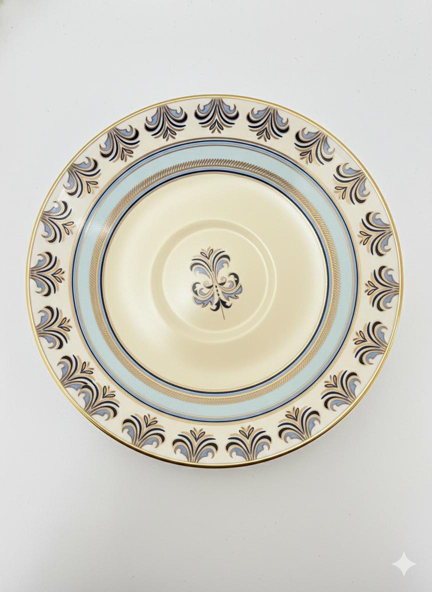 Fine Bone China printed Cup and Saucer Pink (Set of 6)