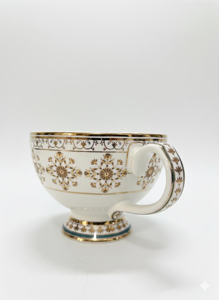 Fine Bone China printed Cup and Saucer (Set of 6)