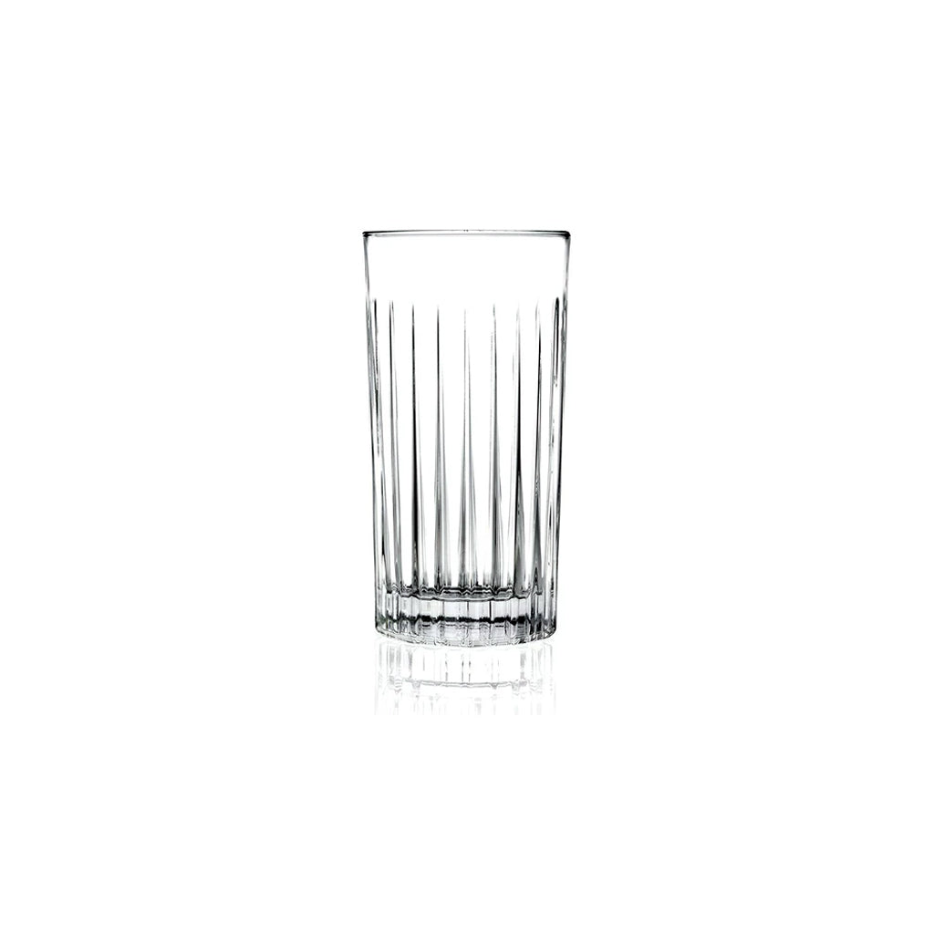 RCR (Made in Italy) Timeless Crystal Long drink cocktail Tumblers Glasses, 360 ml, Set of 6