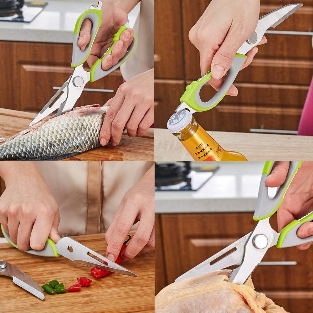 9 in One Multifunction Stainless Steel Scissor